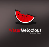 Delicious watermelon free logo